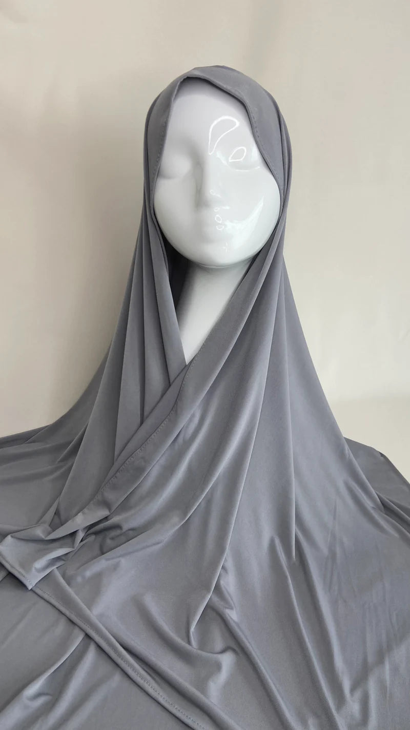 Hijab Jersey Premium XL - Gris