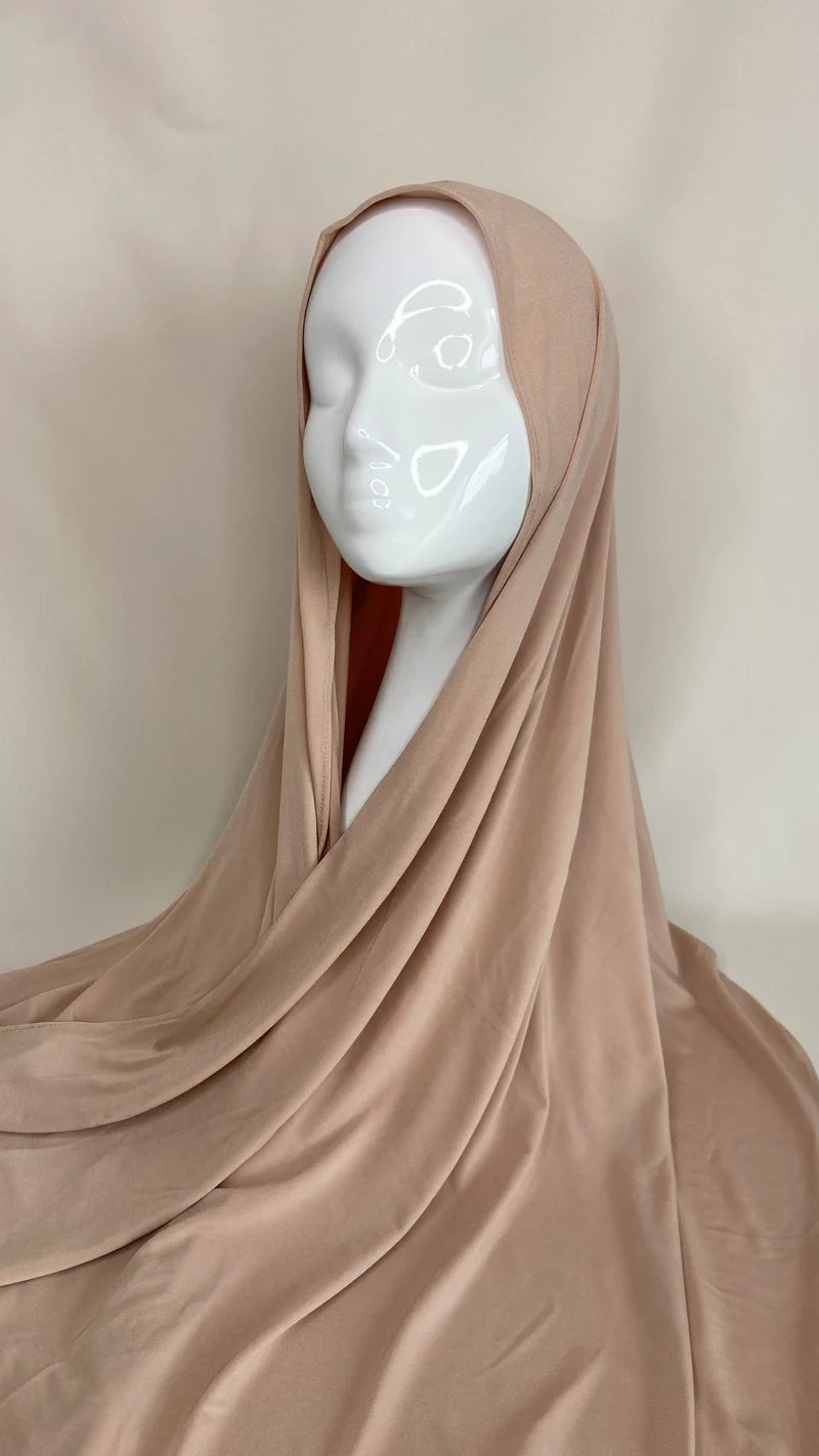 Hijab Jersey Premium XL Beige