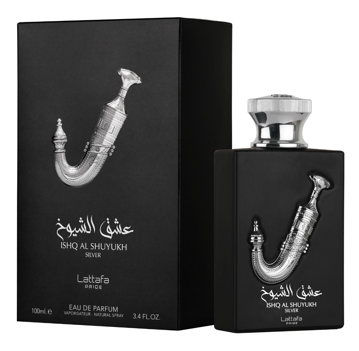 Eau de Parfum ISHQ AL SHUYUKH SILVER 100 ml Par Lattafa Pride - HOMME