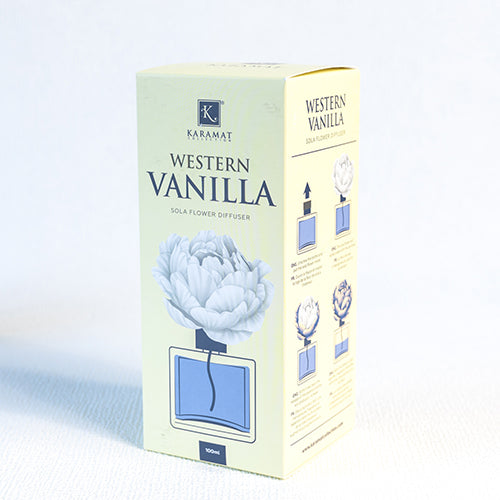 DIFFUSEUR À FLEURS 100ML - WESTERN VANILLA ( senteur 60 jours )