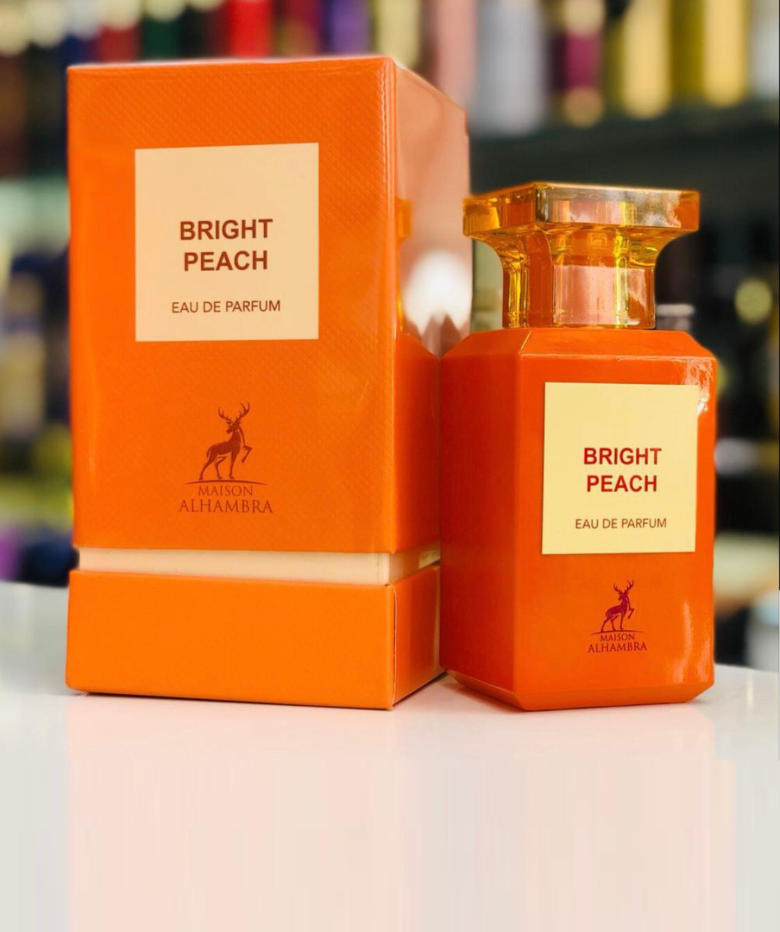 Eau de Parfum BRIGHT PEACH 80ml de Alhambra